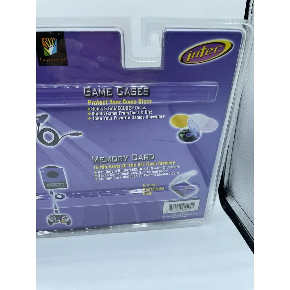 Intec Bundle Pak Gamecube Starter Kit G Force‎ Controller BRAND NEE FACTORY SEAL